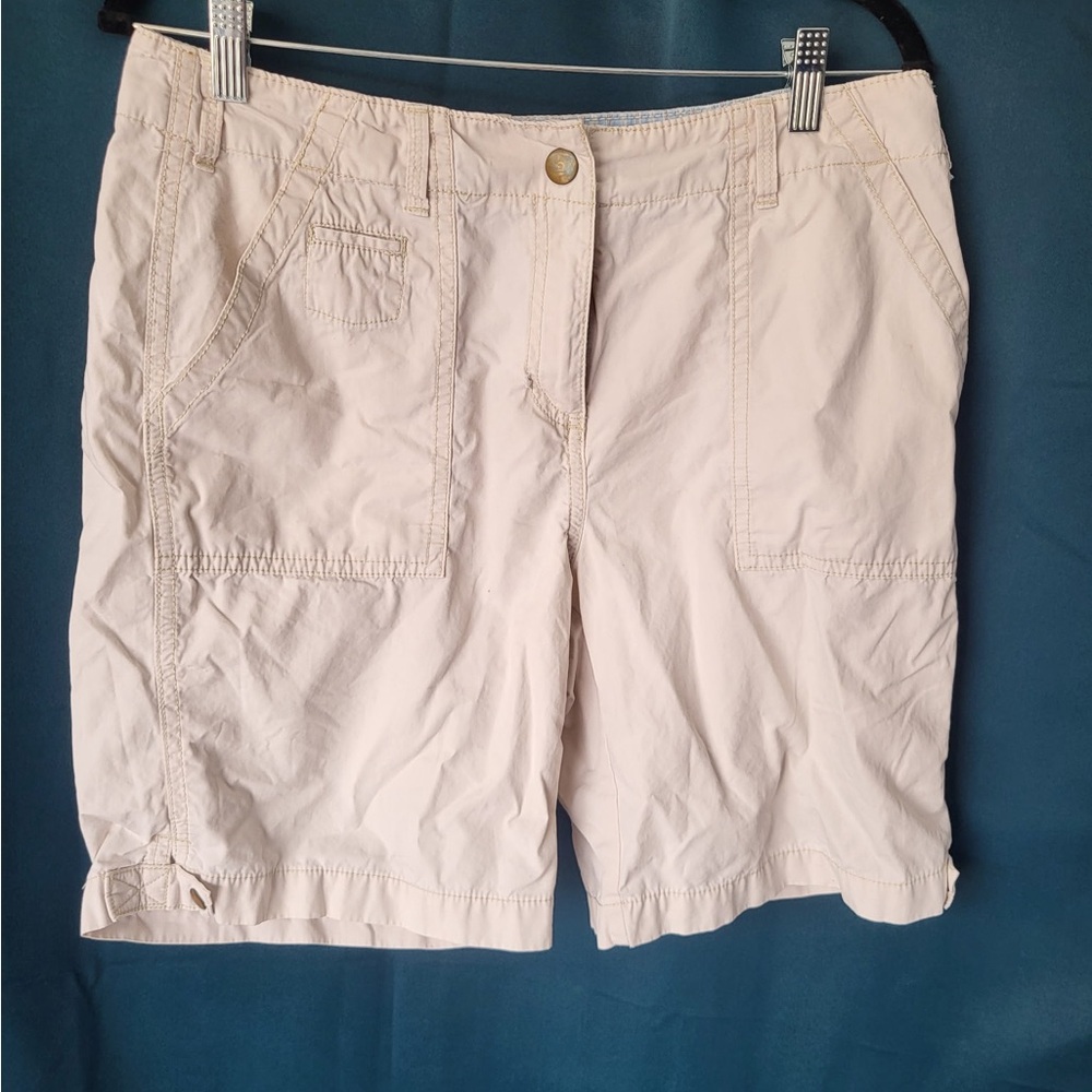 Van Heusen Light Cream Women's Cargo Shorts